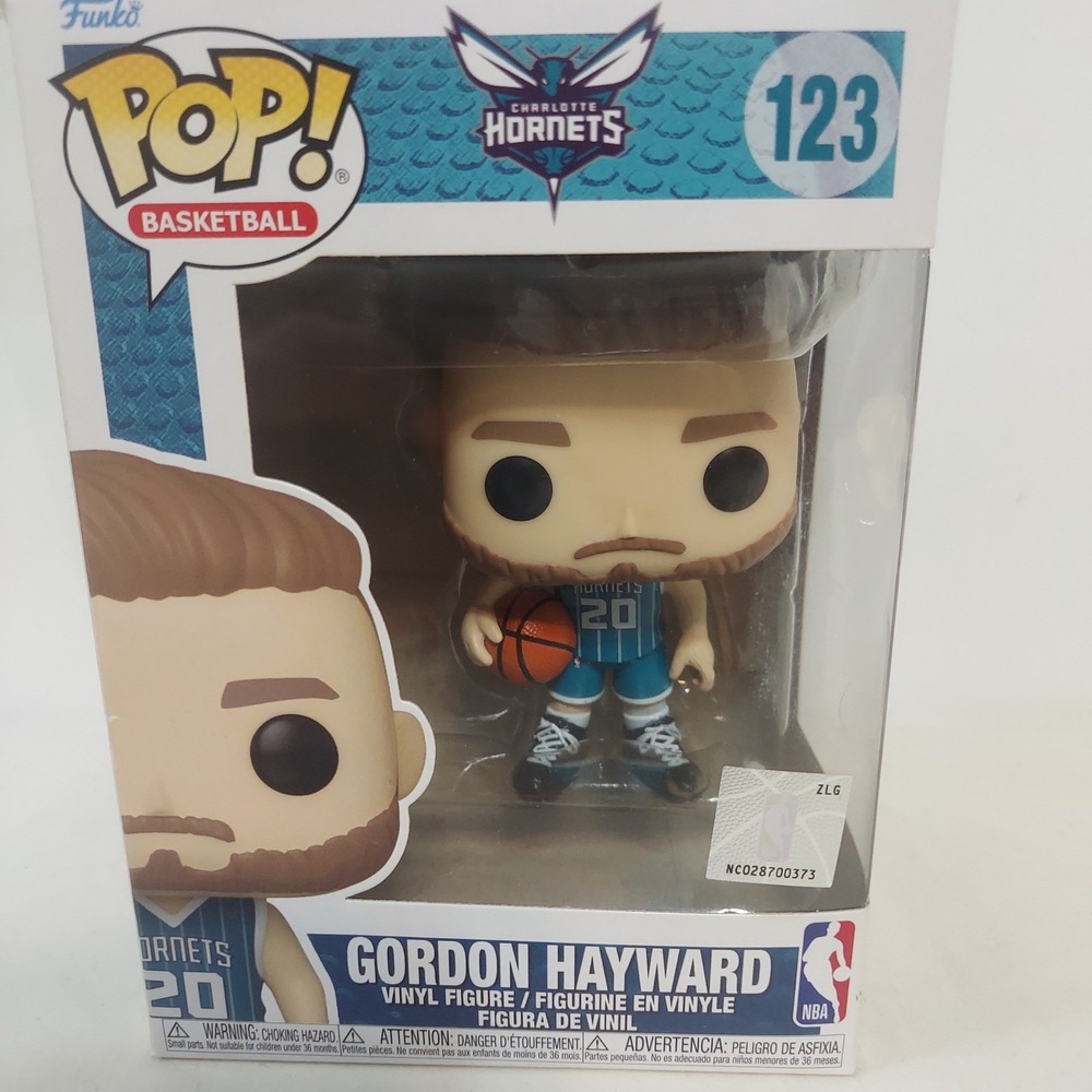 Funko Pop NBA Basketball Gordon Hayward Charlotte Hornets Vinyl Figure 123
